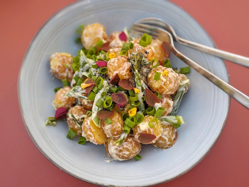 Lun kartoffelsalat med aioli