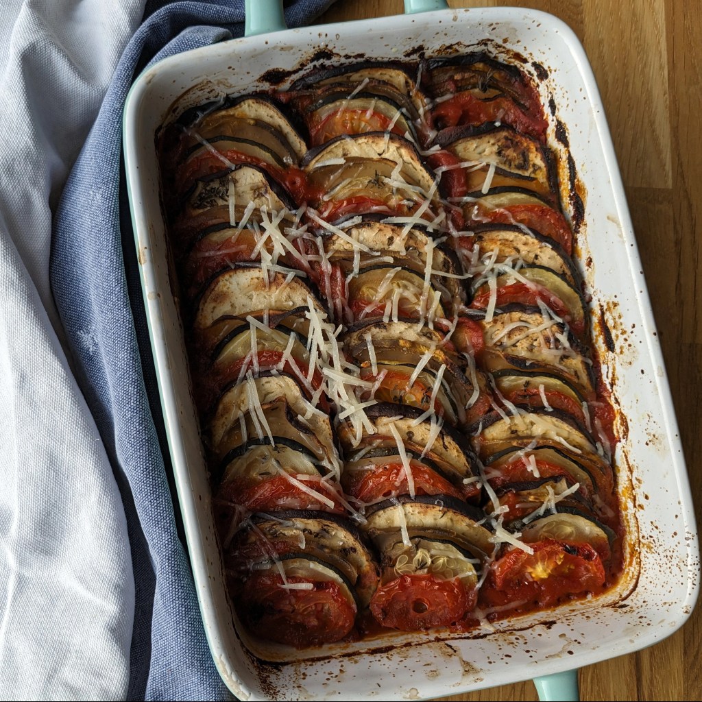 Ratatouille med beder og linser